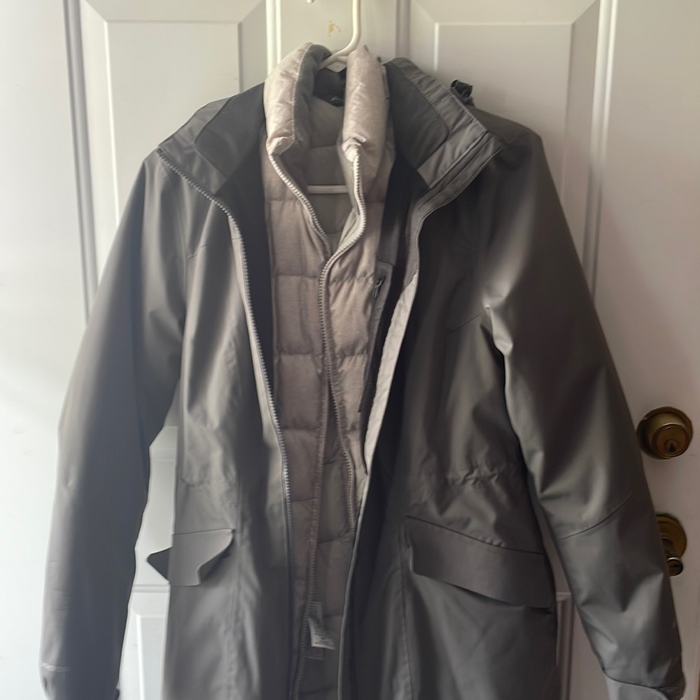 Womens Eddie Bauer Down 3-in1 jacket.